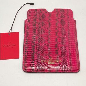 Valentino Garavani Snake Embossed Leather iPad Mini Case
